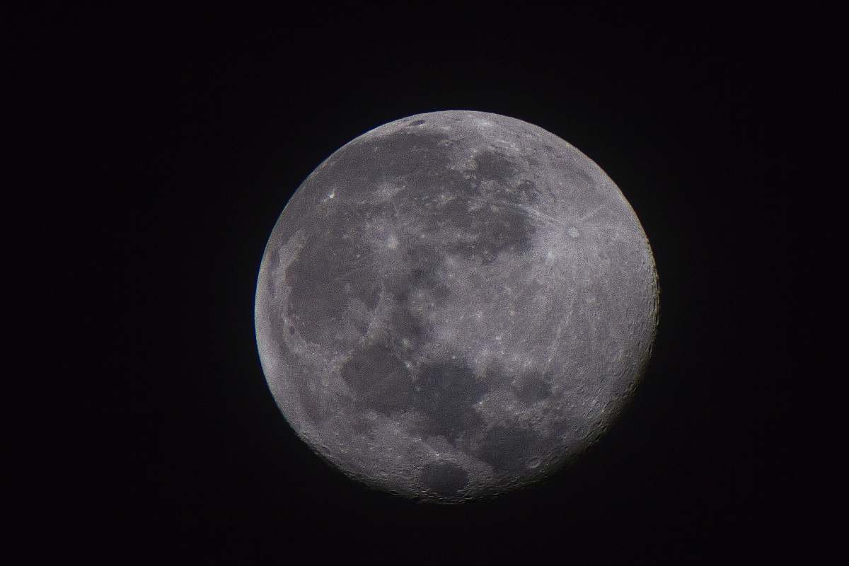 outer space closeup photo of moon space